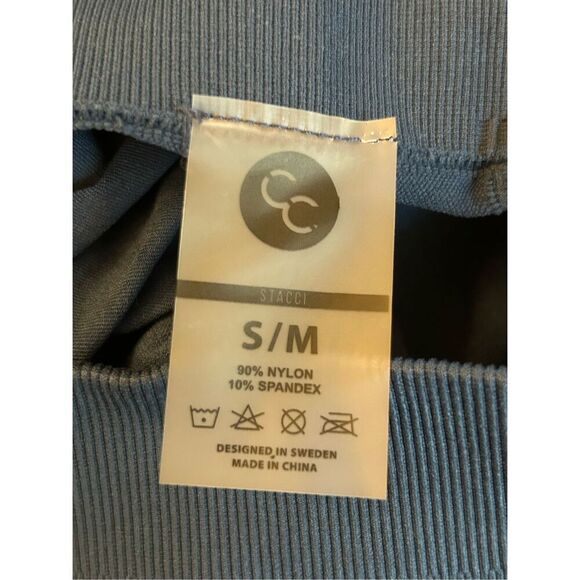 Stacci Athletics Thalia Contour Leggings size S/M in Deep Blue Sea butt scrunch - Picture 6 of 9